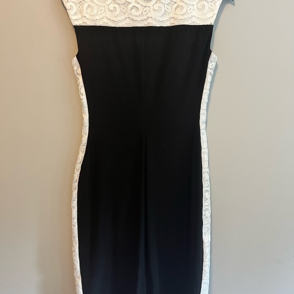 Ralph Lauren Chaps black and white dress. - Picture 2 of 4